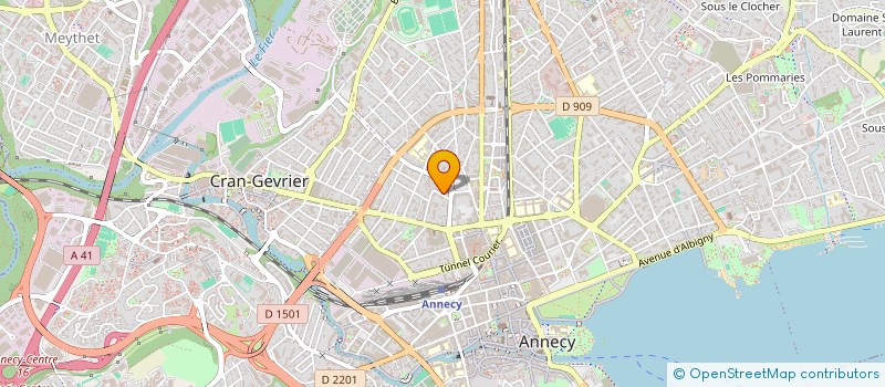 localisation de l'entreprise AXIMO à ANNECY