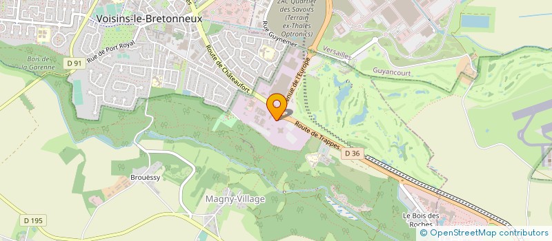 localisation de l'entreprise AXIMUM INDUSTRIE à MAGNY-LES-HAMEAUX