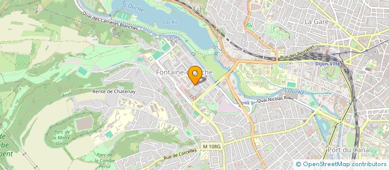 localisation de l'entreprise AXINE à DIJON