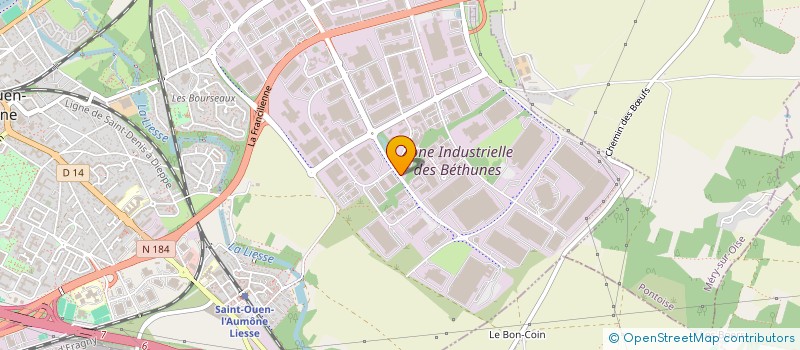 localisation de l'entreprise AXINE CONSEIL à SAINT-OUEN-L'AUMONE