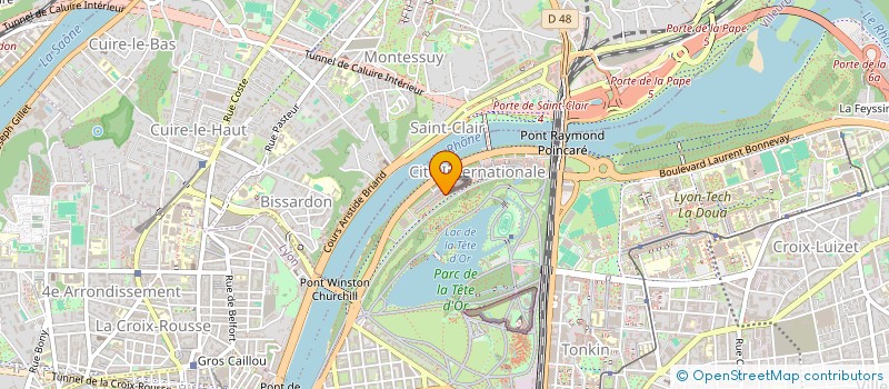 localisation de l'entreprise AXINE INVEST à LYON
