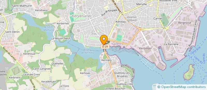 localisation de l'entreprise AXINLA  LORIENT