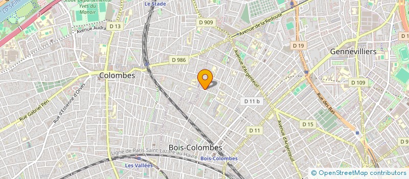 localisation de l'entreprise AXINNOV à BOIS COLOMBES