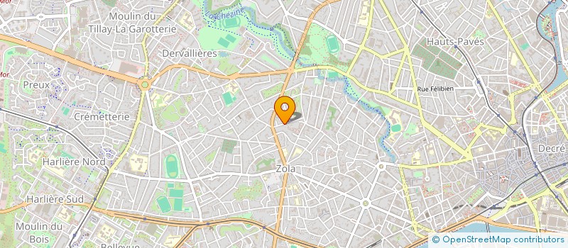 localisation de l'entreprise AXINVEST à NANTES