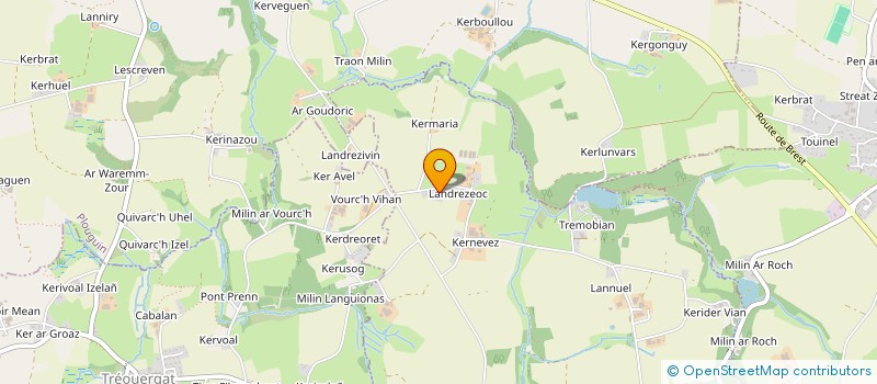 localisation de l'entreprise AXINYS  MILIZAC-GUIPRONVEL