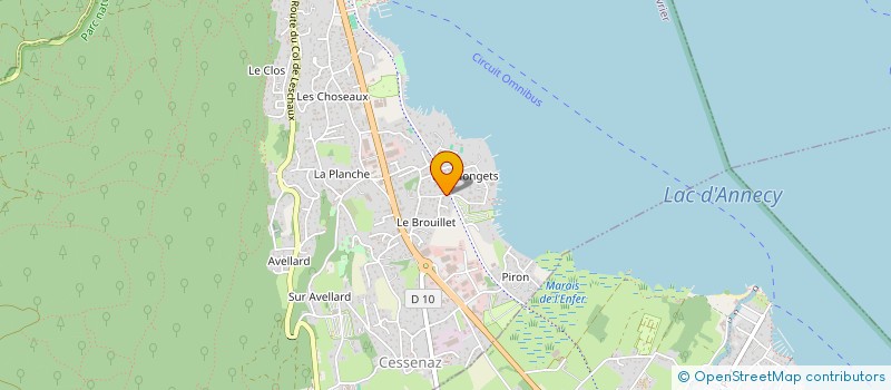 localisation de l'entreprise AXIO INVESTISSEMENT  SEVRIER