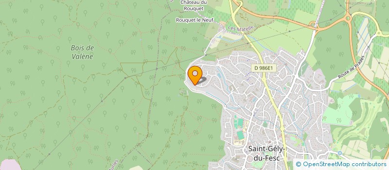 localisation de l'entreprise AXIO MNI  SAINT-GELY-DU-FESC