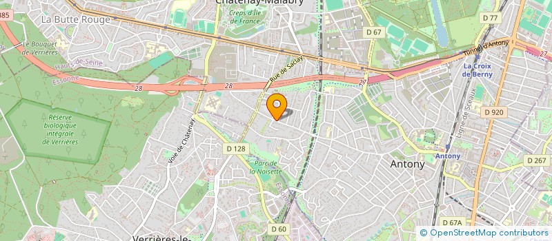 localisation de l'entreprise AXIOCONSULTING à ANTONY