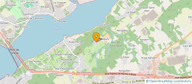 localisation de l'entreprise AXIOHOM  PLOUGASTEL-DAOULAS