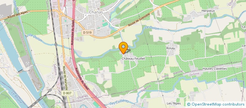 localisation de l'entreprise AXIOM  CHANAS