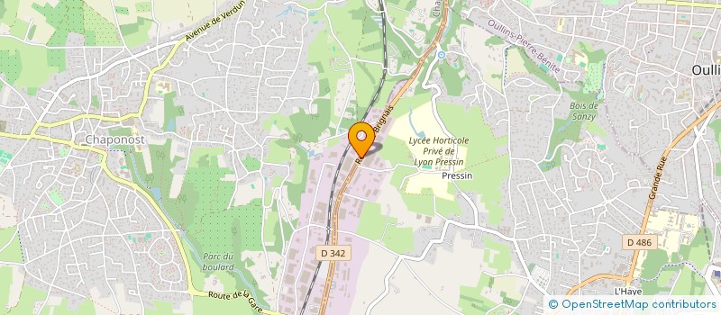 localisation de l'entreprise AXIOM  CHAPONOST