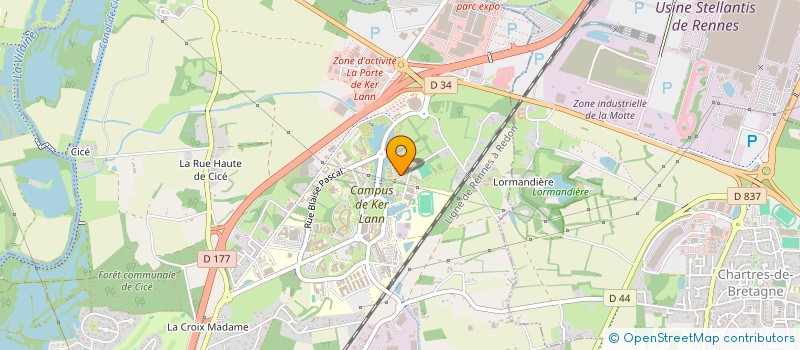 localisation de l'entreprise AXIOM FRANCE  BRUZ