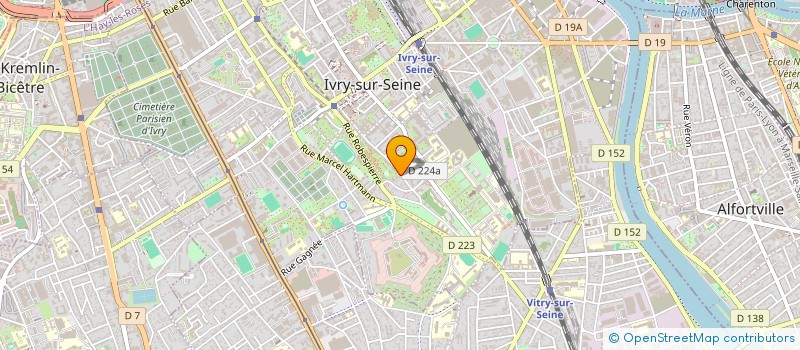 localisation de l'entreprise AXIOM INFORMATIONS à IVRY-SUR-SEINE