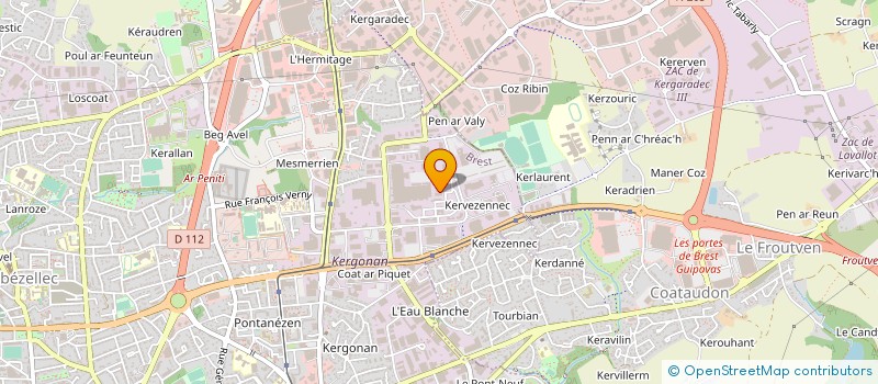 localisation de l'entreprise AXIOM SERVICES à BREST