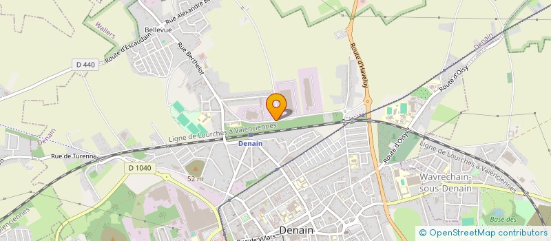 localisation de l'entreprise AXIOME à DENAIN