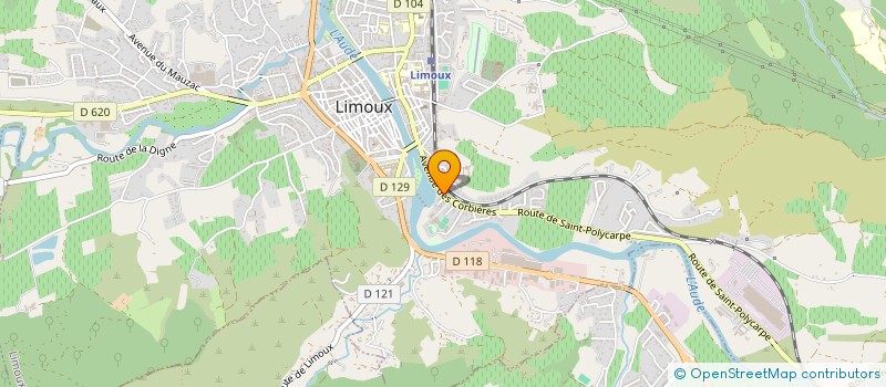 localisation de l'entreprise AXIOME à LIMOUX