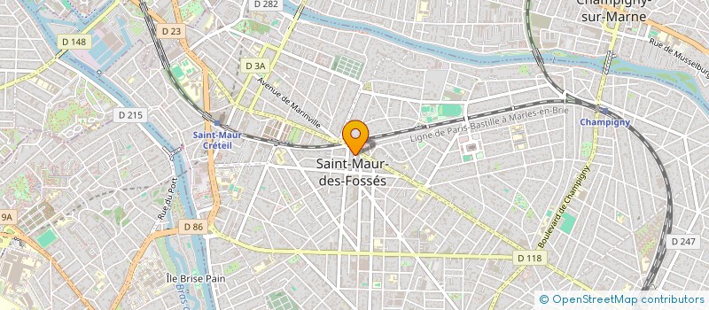 localisation de l'entreprise AXIOME  SAINT-MAUR-DES-FOSSES