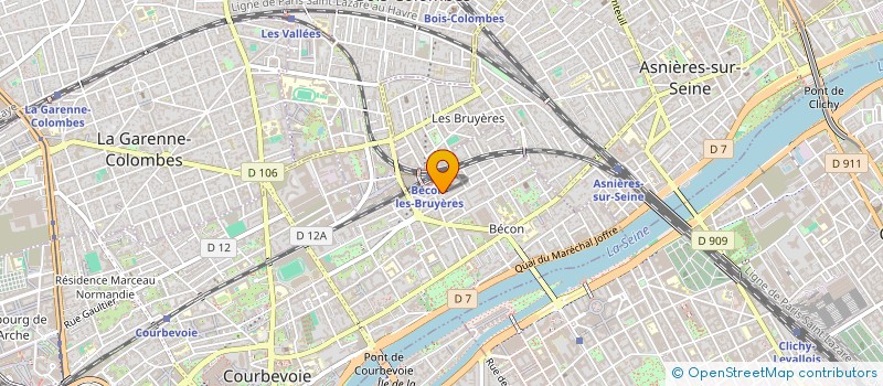 localisation de l'entreprise AXIOME à COURBEVOIE