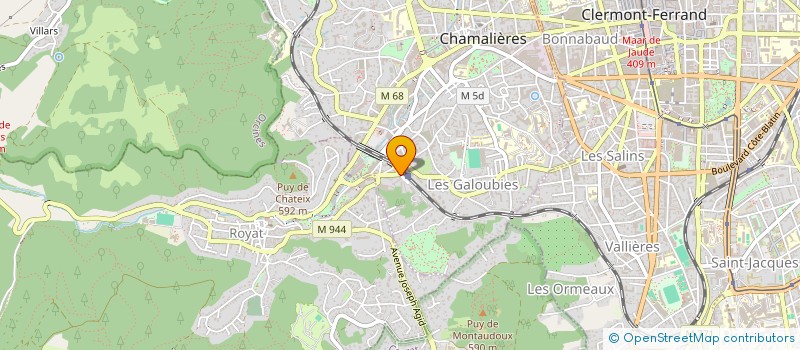 localisation de l'entreprise AXIOME ARCHITECTURE à CHAMALIERES