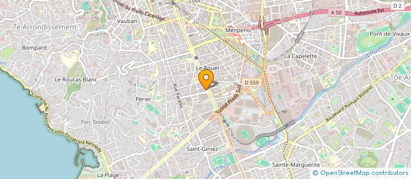 localisation de l'entreprise AXIOME CAPITAL à MARSEILLE