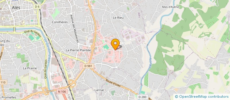 localisation de l'entreprise AXIOME CEVENNES  ALES