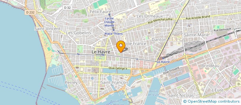 localisation de l'entreprise AXIOME CM  LE HAVRE