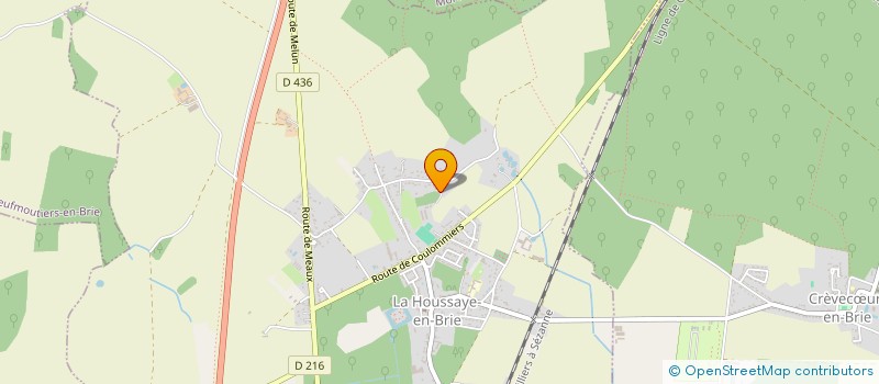 localisation de l'entreprise AXIOME CONSTRUCTION  LA HOUSSAYE-EN-BRIE