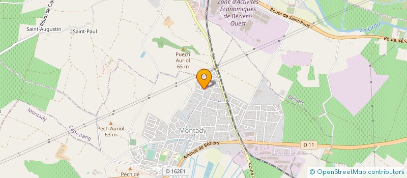 localisation de l'entreprise AXIOME CONSTRUCTIONS MEDITERRANEE  MONTADY