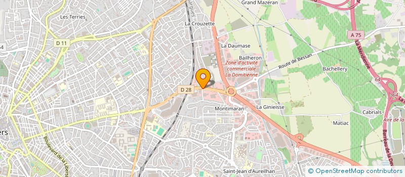 localisation de l'entreprise AXIOME DELON à BEZIERS