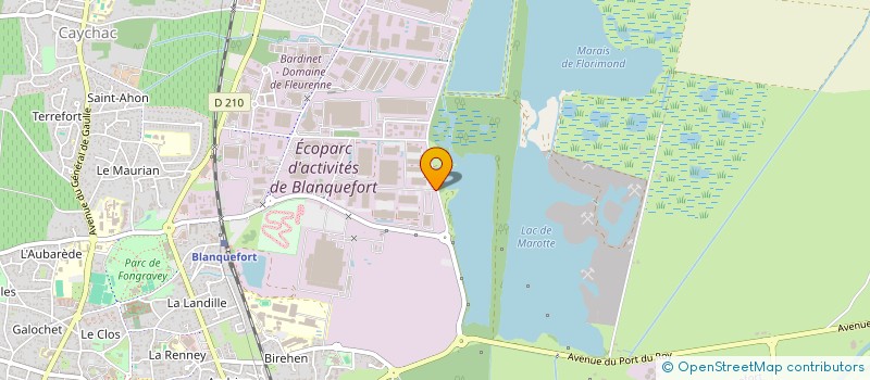 localisation de l'entreprise AXIOME DEVELOPPEMENT à BLANQUEFORT