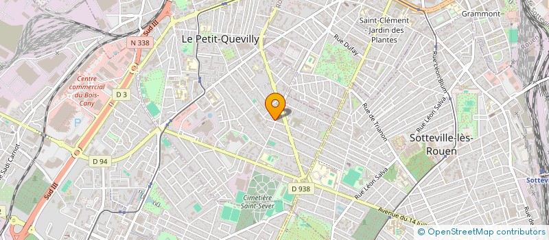 localisation de l'entreprise AXIOME ELECTRICITE à LE PETIT-QUEVILLY