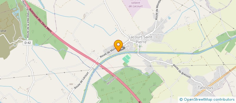 localisation de l'entreprise AXIOME ENVIRONNEMENT  LACOURT-SAINT-PIERRE