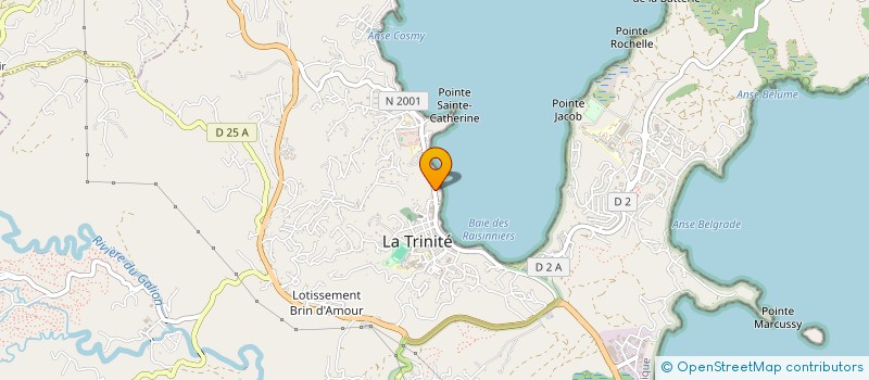 localisation de l'entreprise AXIOME MARTINIQUE à LA TRINITE