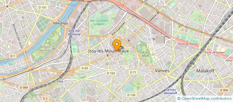 localisation de l'entreprise AXIOME MEDIA à ISSY-LES-MOULINEAUX