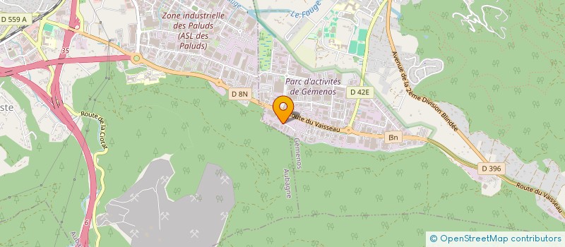 localisation de l'entreprise AXIOME PISCINES POLYESTER à GEMENOS