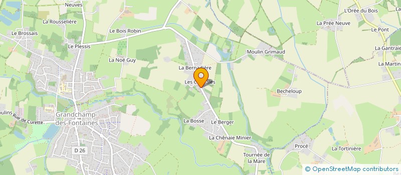 localisation de l'entreprise AXIOME RH  GRANDCHAMP-DES-FONTAINES