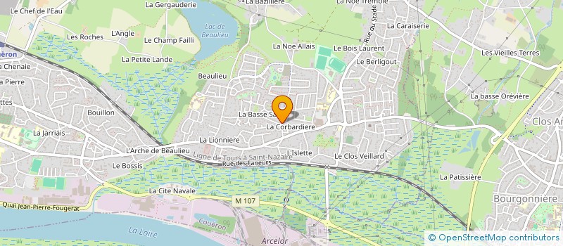 localisation de l'entreprise AXIOME RHD à COUERON