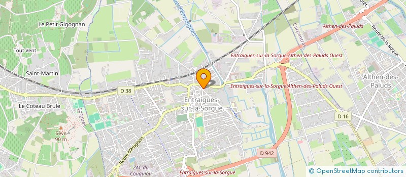 localisation de l'entreprise AXIOME TRADING à ENTRAIGUES-SUR-LA-SORGUE