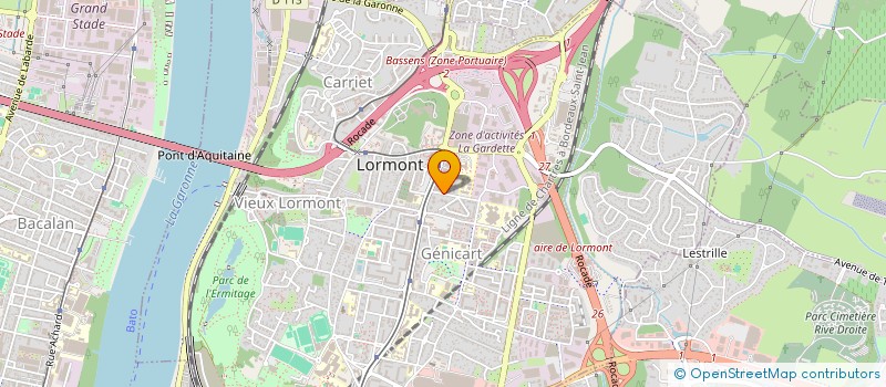 localisation de l'entreprise AXIOMKORE à LORMONT