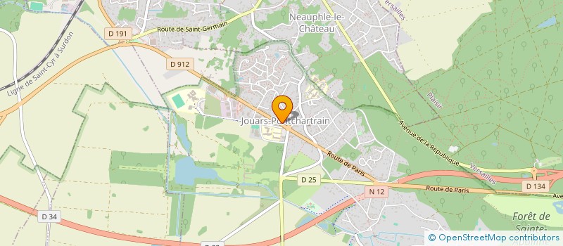 localisation de l'entreprise AXION  JOUARS-PONTCHARTRAIN