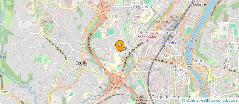 localisation de l'entreprise AXION  ECULLY