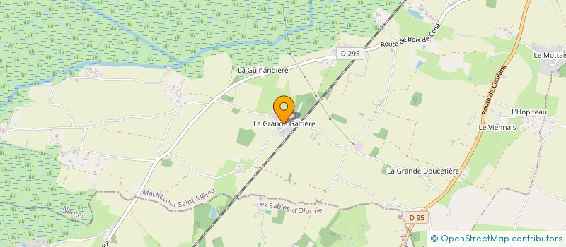 localisation de l'entreprise AXION BATI  MACHECOUL-SAINT-MEME