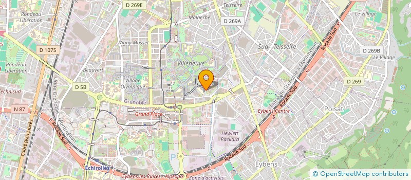 localisation de l'entreprise AXION DUFFUSION à GRENOBLE