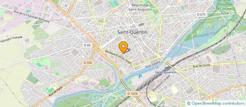 localisation de l'entreprise AXION FORMATIONS à SAINT-QUENTIN