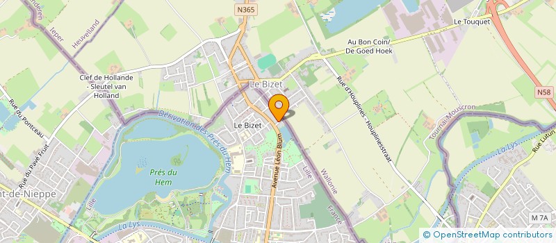 localisation de l'entreprise AXION IT  ARMENTIERES