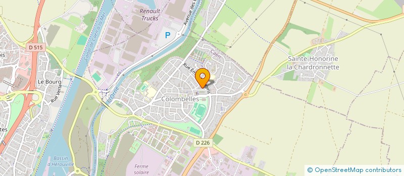 localisation de l'entreprise AXION QSE à COLOMBELLES