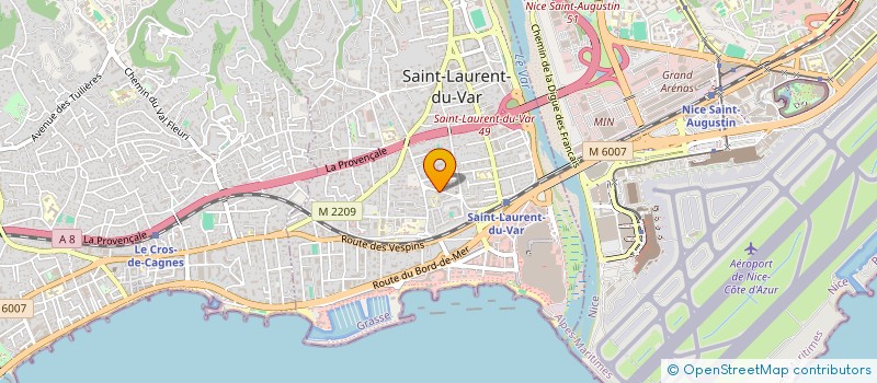 localisation de l'entreprise AXION SERVICES à SAINT-LAURENT-DU-VAR