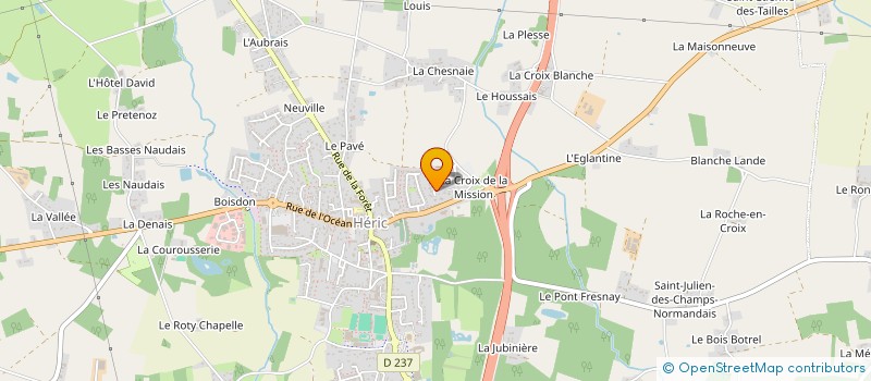 localisation de l'entreprise AXIONIS  HERIC