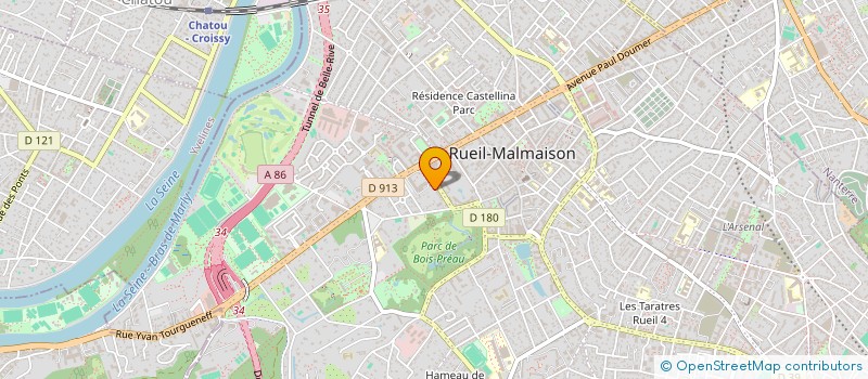 localisation de l'entreprise AXIONS à RUEIL-MALMAISON