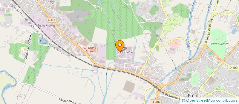 localisation de l'entreprise AXIONS FORMATION à FREJUS
